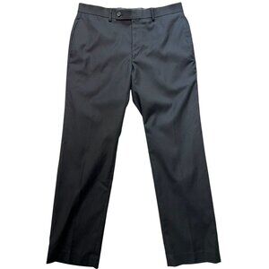 Lauren Ralph Lauren Mens Office Dress Pants Flat Front Size 32x30 Dark Gray